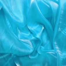 Ткань Органза (бирюза голубая)
